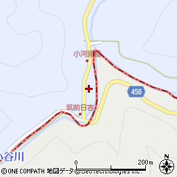 福岡県宮若市三ケ畑1673周辺の地図