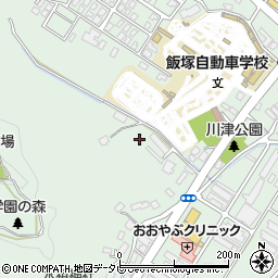福岡県飯塚市川津周辺の地図