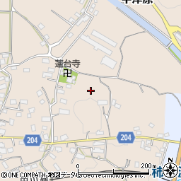 福岡県田川郡香春町中津原周辺の地図