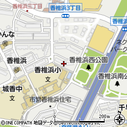 福岡県営住宅香椎浜団地周辺の地図