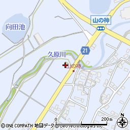 ファミリーマート福岡久山店周辺の地図