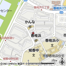 福岡市公民館　香椎浜公民館周辺の地図