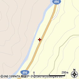 愛媛県上浮穴郡久万高原町東川1091-1周辺の地図