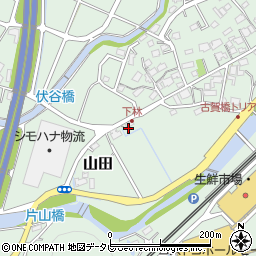 福岡県糟屋郡久山町山田1545周辺の地図