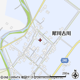 福岡県京都郡みやこ町犀川古川周辺の地図