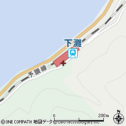 愛媛トラック下灘営業所周辺の地図