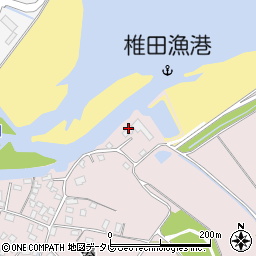 豊築漁業協同組合　椎田支所周辺の地図