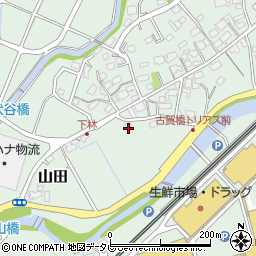 福岡県糟屋郡久山町山田1578周辺の地図
