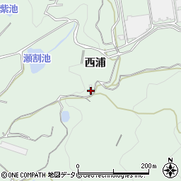 福岡県福岡市西区西浦1618周辺の地図