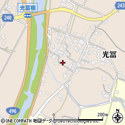 福岡県京都郡みやこ町光冨832周辺の地図