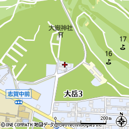 大岳荘周辺の地図