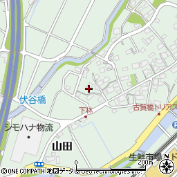 福岡県糟屋郡久山町山田1608周辺の地図