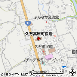 愛媛県久万高原町（上浮穴郡）周辺の地図