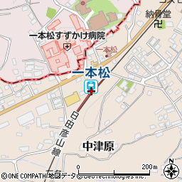 一本松駅周辺の地図