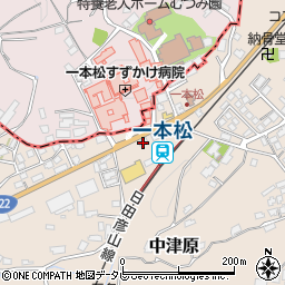 福岡銀行一本松 ＡＴＭ周辺の地図
