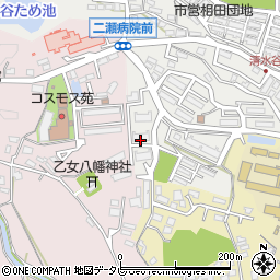飯塚市営清水谷住宅９棟周辺の地図