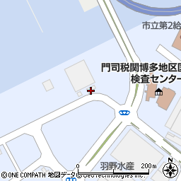 日本通運株式会社　博多港支店沖縄向貨物取扱周辺の地図