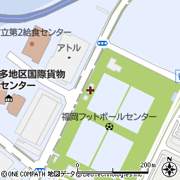 福岡市サッカー協会周辺の地図