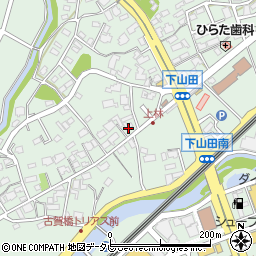 福岡県糟屋郡久山町山田1658周辺の地図