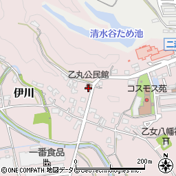 福岡県飯塚市伊川1196-5周辺の地図