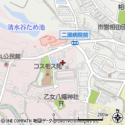 福岡県飯塚市伊川1254-43周辺の地図