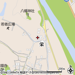 富田浄水場周辺の地図