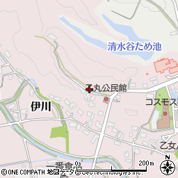 福岡県飯塚市伊川1222-2周辺の地図