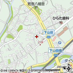 福岡県糟屋郡久山町山田1664周辺の地図