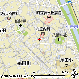 福岡県糸田町（田川郡）上糸田周辺の地図