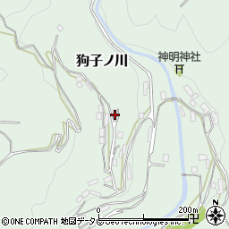 和歌山県東牟婁郡那智勝浦町狗子ノ川452周辺の地図