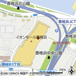 銘茶園 イオンモール香椎浜店周辺の地図