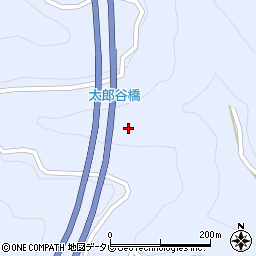 太郎谷橋周辺の地図