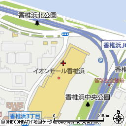 福岡県福岡市東区香椎浜周辺の地図