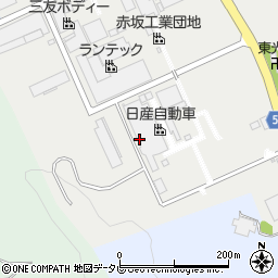 日産部品九州販売久山分室周辺の地図