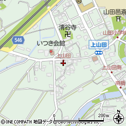 福岡県糟屋郡久山町山田672周辺の地図