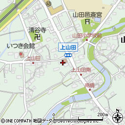 上山田公民館周辺の地図