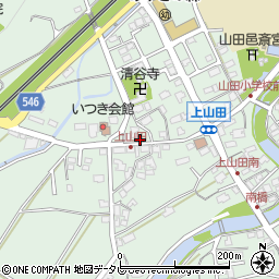 福岡県糟屋郡久山町山田677周辺の地図