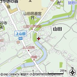 福岡県糟屋郡久山町山田88周辺の地図