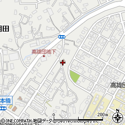 新相田公民館周辺の地図