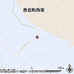 高知県香美市香北町有瀬29周辺の地図