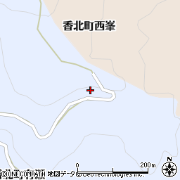 高知県香美市香北町有瀬293周辺の地図