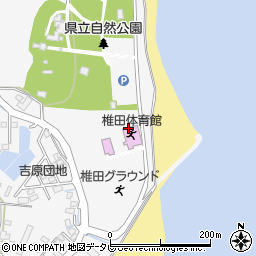築上町椎田体育館周辺の地図