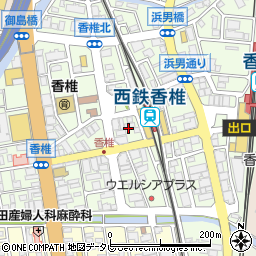 福岡県信用組合香椎支店周辺の地図