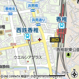 マツモトキヨシ香椎駅前店周辺の地図