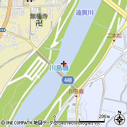 川島橋周辺の地図