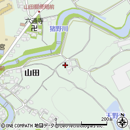 福岡県糟屋郡久山町山田18周辺の地図