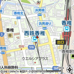 ふきや 香椎店周辺の地図