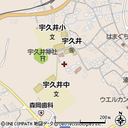 宇久井学童保育所しらぎく周辺の地図