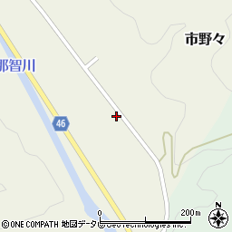 和歌山県東牟婁郡那智勝浦町市野々2426周辺の地図