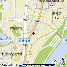 檜枝表具店周辺の地図